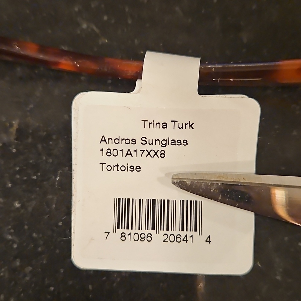 MR TURK by TRINA TURK Andros Sunglasses ~ Tortoise Brown Acetate Polarized NWT - Picture 15 of 16